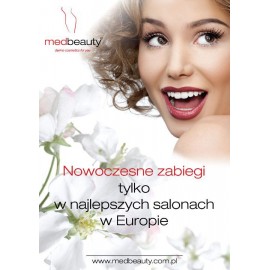 Plakat A1 Medbeauty - Nowoczesne zabiegi